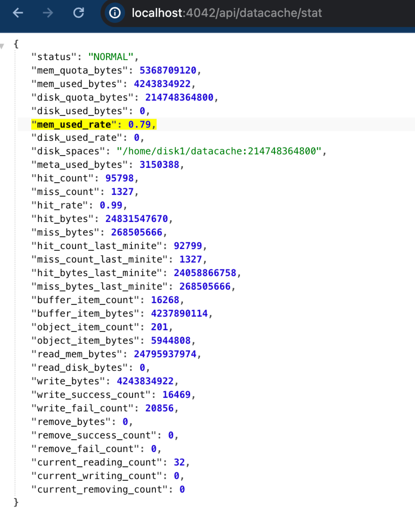 Data Cache FAQ - Web Console